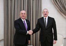 Президент Ильхам Алиев принял бывшего министра иностранных дел Турции Мевлюта Чавушоглу (ФОТО/ВИДЕО)