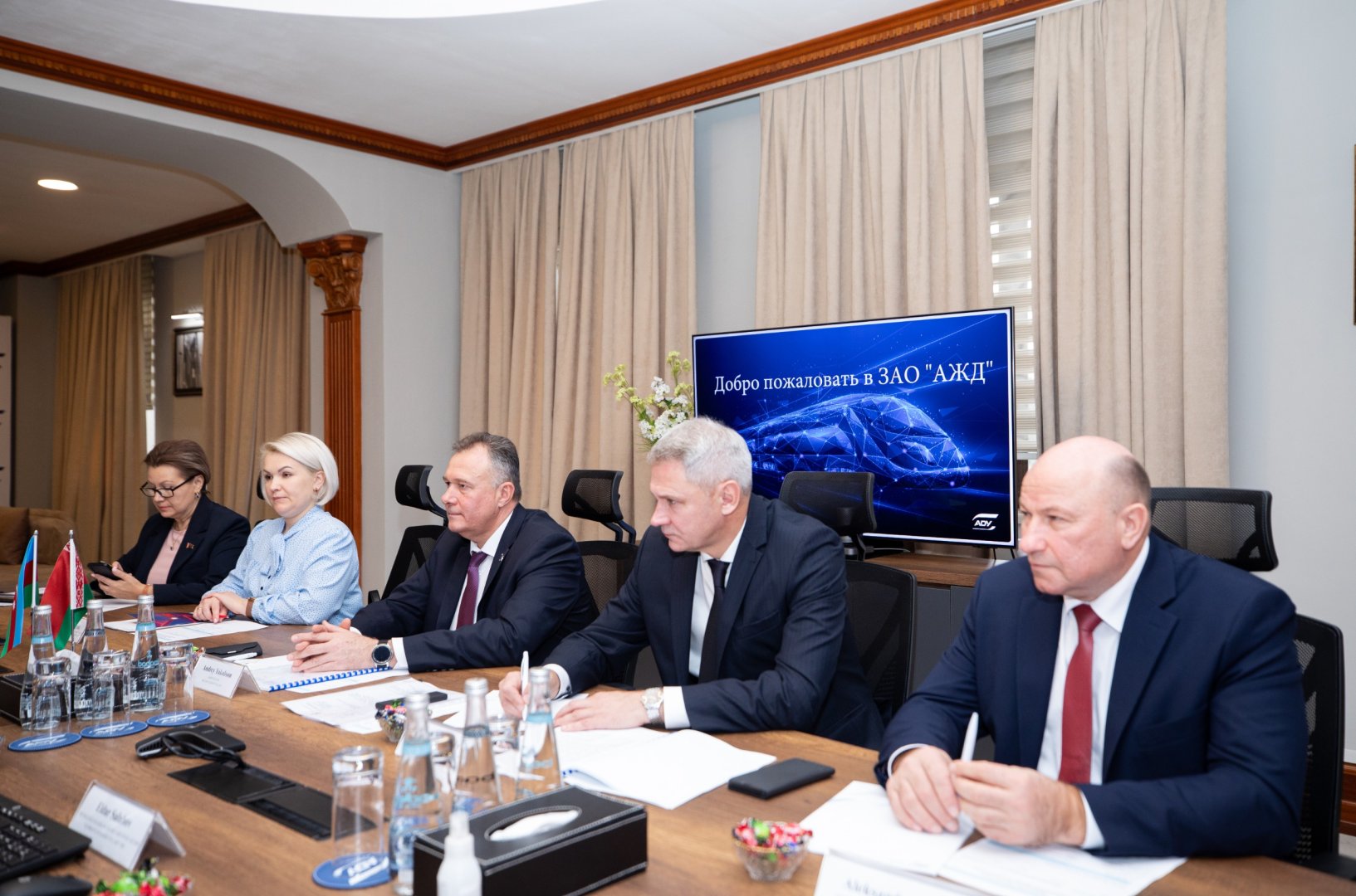 Обсуждена организация регулярных железнодорожных грузоперевозок между Азербайджаном и Беларусью (ФОТО)