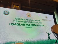 Baku hosts Nationwide Forum of Azerbaijan's Children (PHOTO)