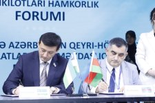 В Ташкенте подписаны меморандумы о сотрудничестве между НПО Азербайджана и Узбекистана (ФОТО)