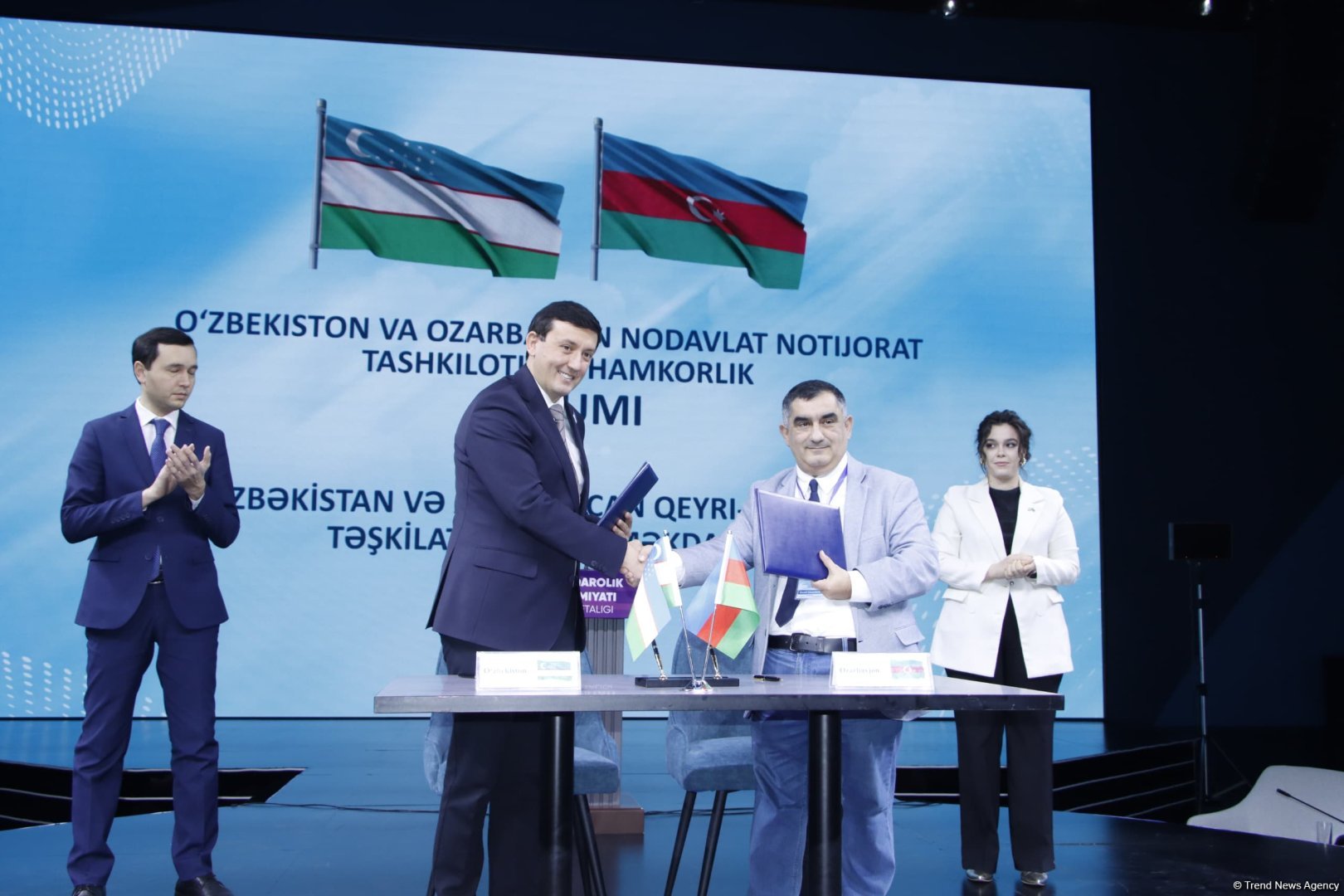 В Ташкенте подписаны меморандумы о сотрудничестве между НПО Азербайджана и Узбекистана (ФОТО)