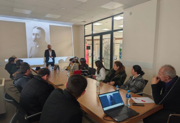 Azerbaijan attends roundtable dedicated to famous Georgian writer (PHOTO)