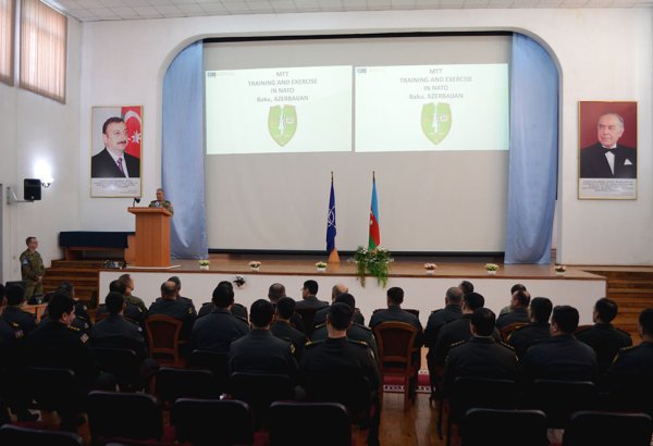 NATO rolls up its sleeves for training course in Azerbaijan's Baku (PHOTO)