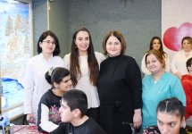 Вице-президент Фонда Гейдара Алиева Лейла Алиева посетила учреждения социального обслуживания лиц с инвалидностью (ФОТО)