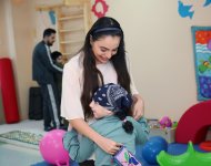 Вице-президент Фонда Гейдара Алиева Лейла Алиева посетила учреждения социального обслуживания лиц с инвалидностью (ФОТО)