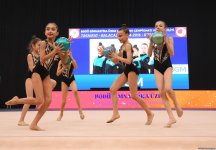 Продолжаются 29-й чемпионат и первенство Баку по художественной гимнастике (ФОТО)