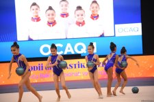 Продолжаются 29-й чемпионат и первенство Баку по художественной гимнастике (ФОТО)