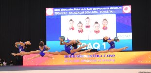 Продолжаются 29-й чемпионат и первенство Баку по художественной гимнастике (ФОТО)
