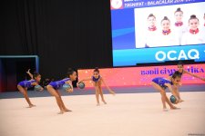 Продолжаются 29-й чемпионат и первенство Баку по художественной гимнастике (ФОТО)