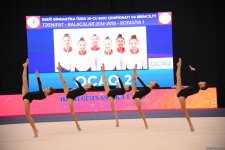 Продолжаются 29-й чемпионат и первенство Баку по художественной гимнастике (ФОТО)