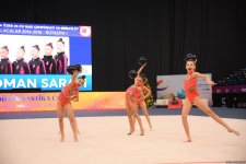 Продолжаются 29-й чемпионат и первенство Баку по художественной гимнастике (ФОТО)