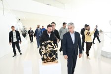 Месси и его товарищи по команде в Центре Гейдара Алиева! (ФОТО)