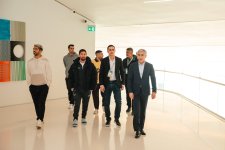 Месси и его товарищи по команде в Центре Гейдара Алиева! (ФОТО)