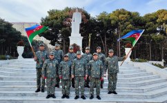 В азербайджанской армии прошли мероприятия по случаю Дня памяти великого лидера Гейдара Алиева (ФОТО)