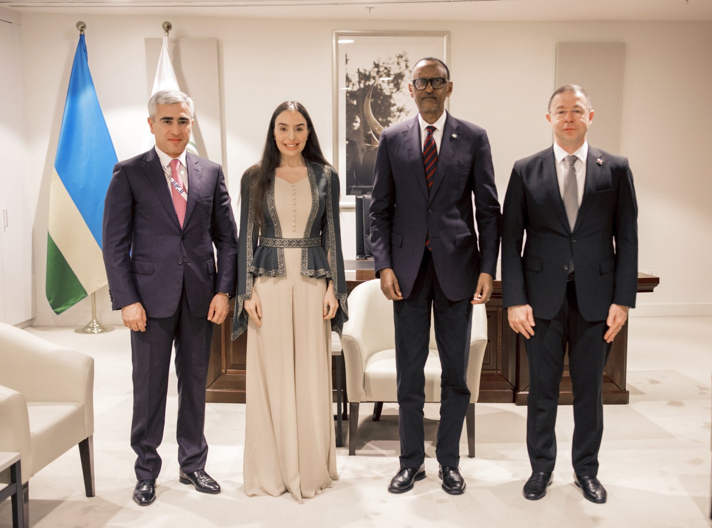 Vice-President of Heydar Aliyev Foundation Leyla Aliyeva meets with President of Rwanda (PHOTO)