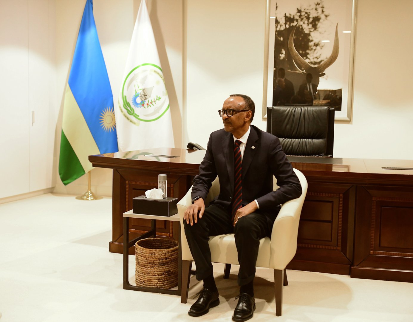 Vice-President of Heydar Aliyev Foundation Leyla Aliyeva meets with President of Rwanda (PHOTO)