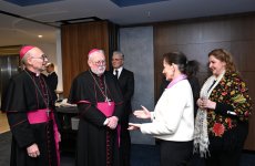 Baku hosts reception on blessing of grounds and laying foundation stone of new church dedicated to Saint John Paul II (PHOTO)