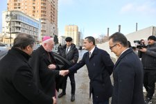 Baku hosts ceremony to consecrate territory for new church dedicated to Saint John Paul II (PHOTO)