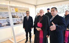 Baku hosts ceremony to consecrate territory for new church dedicated to Saint John Paul II (PHOTO)