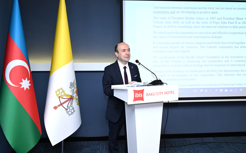 Baku hosts reception on blessing of grounds and laying foundation stone of new church dedicated to Saint John Paul II (PHOTO)