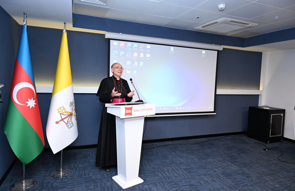 Baku hosts reception on blessing of grounds and laying foundation stone of new church dedicated to Saint John Paul II (PHOTO)