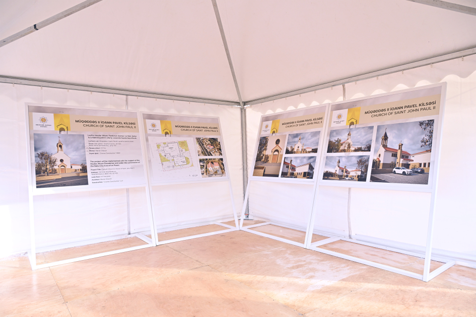 Baku hosts ceremony to consecrate territory for new church dedicated to Saint John Paul II (PHOTO)