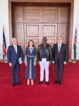 VP of Heydar Aliyev Foundation Leyla Aliyeva meets with Kenyan President (PHOTO)