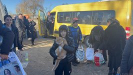 Очередная группа бывших вынужденных переселенцев прибыла в город Шуша (ФОТО)