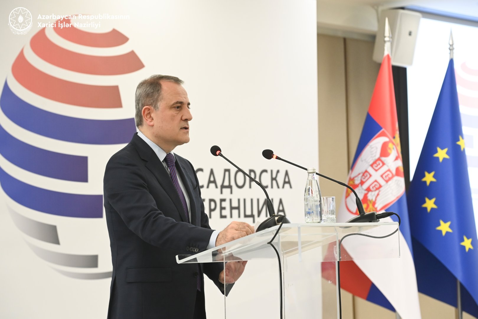 Джейхун Байрамов рассказал о роли Азербайджана в энергетической диверсификации Европы на конференции послов (ФОТО)