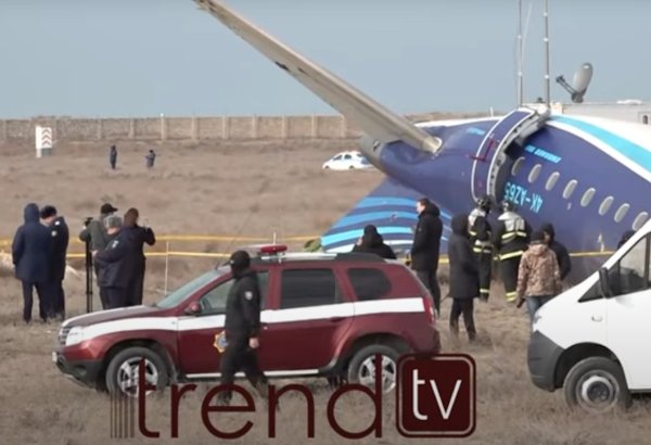Эксклюзивный видеорепортаж с места крушения самолета AZAL