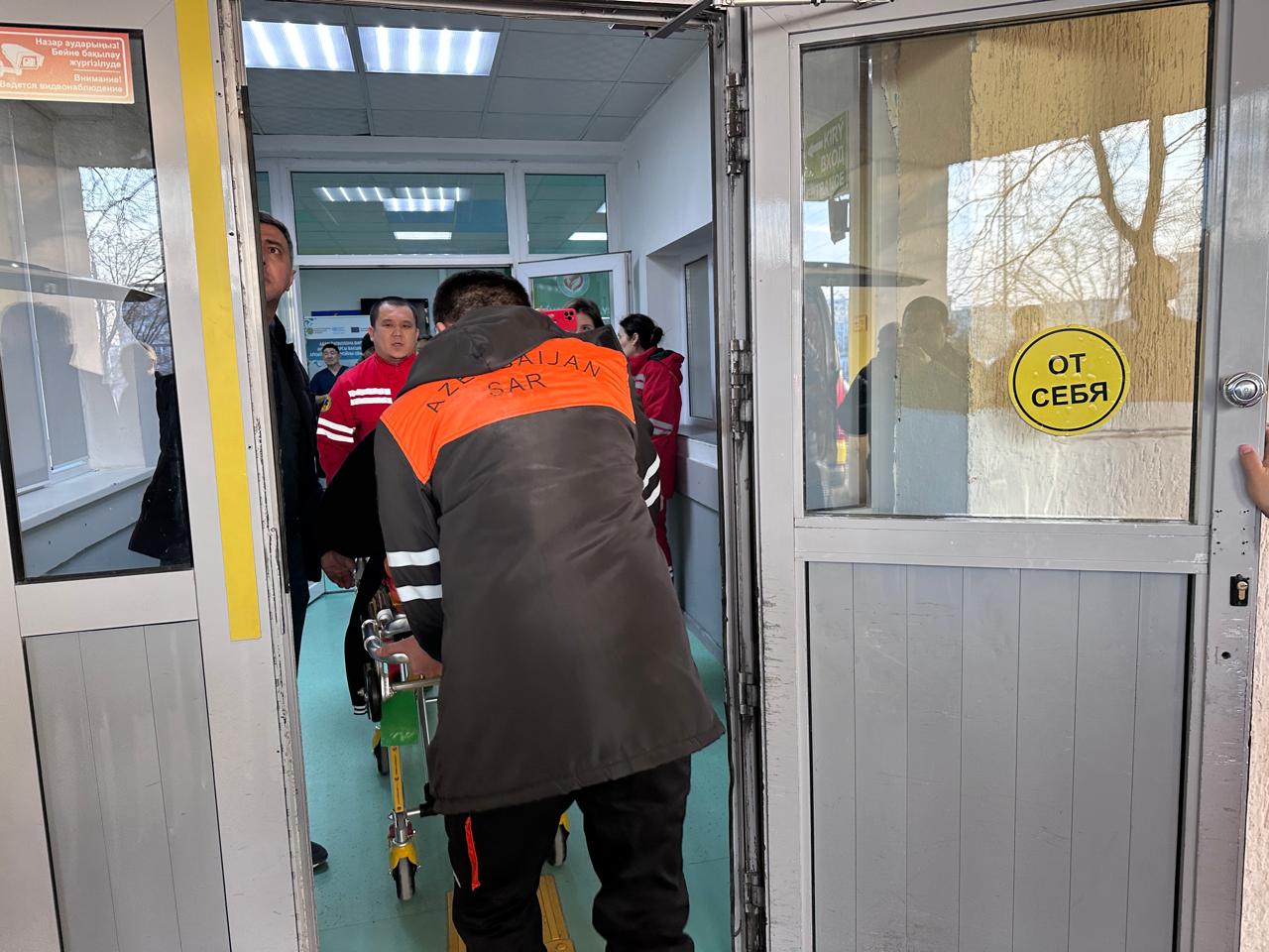 Специальный самолет МЧС Азербайджана вылетел из Актау в Баку (ФОТО)