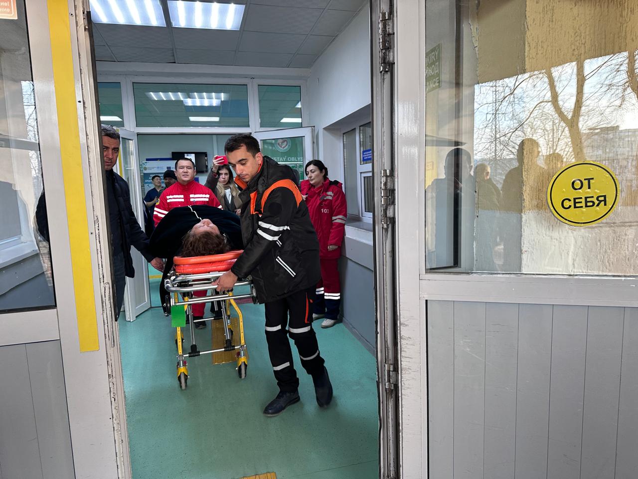 Специальный самолет МЧС Азербайджана вылетел из Актау в Баку (ФОТО)
