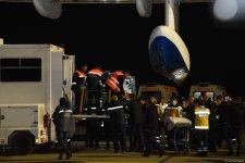 В Азербайджан доставлены 7 граждан, пострадавших при крушении самолета AZAL под Актау (ФОТО/ВИДЕО)