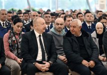 Президент Ильхам Алиев и Первая леди Мехрибан Алиева приняли участие в церемонии прощания с членами экипажа, погибшими в авиакатастрофе (ФОТО/ВИДЕО)