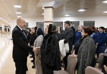 Президент Ильхам Алиев и Первая леди Мехрибан Алиева приняли участие в церемонии прощания с членами экипажа, погибшими в авиакатастрофе (ФОТО/ВИДЕО)