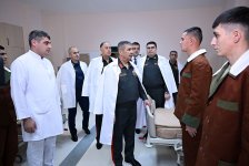 Руководящий состав минобороны Азербайджана посетил Главный клинический госпиталь  (ФОТО/ВИДЕО)