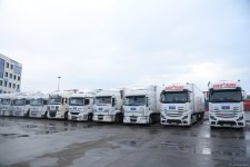 Из Азербайджана в Сирию отправился первый караван с гуманитарной помощью (ФОТО/ВИДЕО)