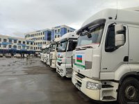 Из Азербайджана в Сирию отправился первый караван с гуманитарной помощью (ФОТО/ВИДЕО)