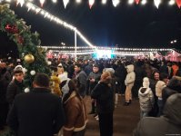 Жители Ханкенди встретили Новый год фейерверком