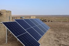 ACWA Power установила ряд солнечных панелей вблизи ВЭС "Хызы-Абшерон" (ФОТО)