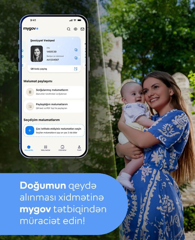 В Азербайджане цифровизирована услуга  получения свидетельства о рождении ребенка