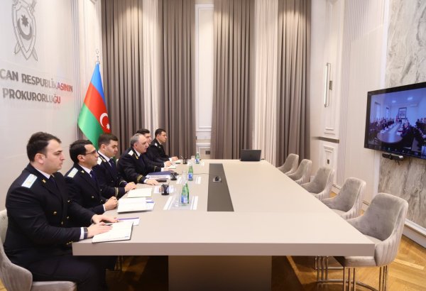 Состоялось расширенное заседание коллегии Генпрокуратуры Азербайджана (ФОТО)