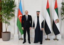Состоялась встреча Президента Ильхама Алиева с Президентом ОАЭ Шейхом Мухаммедом бен Заидом Аль Нахайяном (ФОТО/ВИДЕО)
