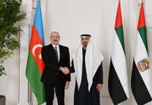 Состоялась встреча Президента Ильхама Алиева с Президентом ОАЭ Шейхом Мухаммедом бен Заидом Аль Нахайяном (ФОТО/ВИДЕО)