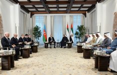 Состоялась встреча Президента Ильхама Алиева с Президентом ОАЭ Шейхом Мухаммедом бен Заидом Аль Нахайяном (ФОТО/ВИДЕО)