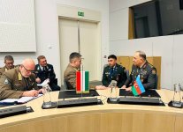 Azerbaijani army chief of general staff holds series of meetings in Brussels (PHOTO)