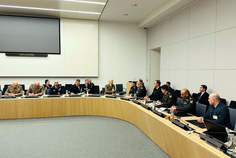 Azerbaijani army chief of general staff holds series of meetings in Brussels (PHOTO)