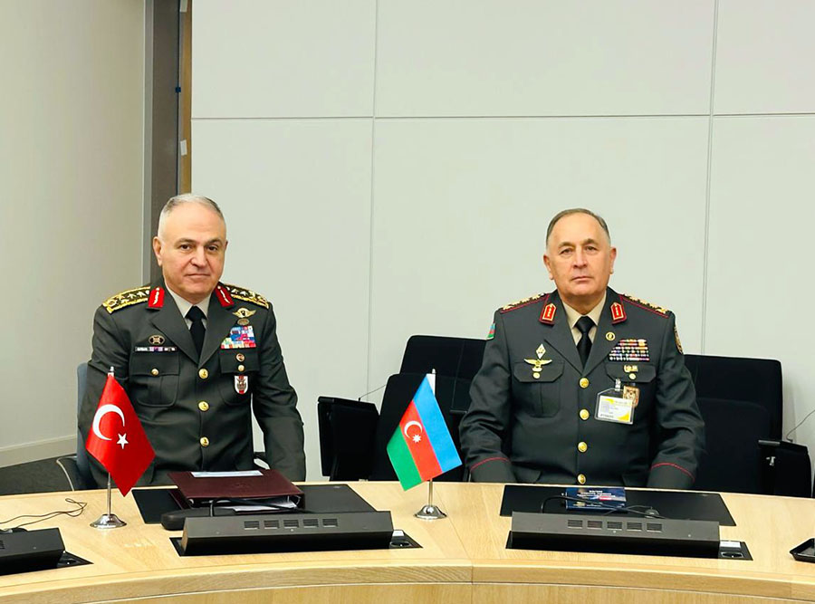 Azerbaijani army chief of general staff holds series of meetings in Brussels (PHOTO)