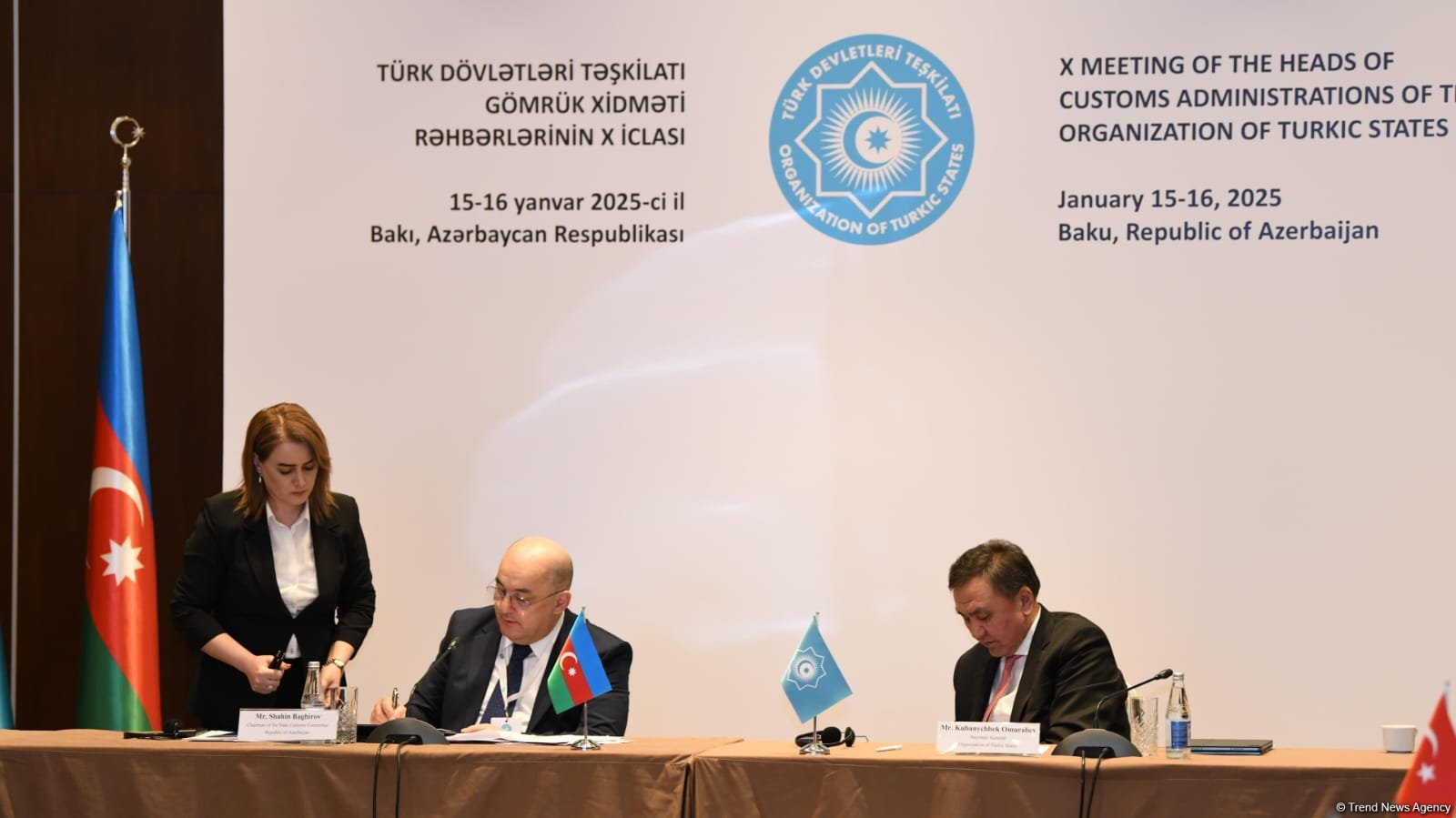 Azerbaijan's Baku hosts signing of protocol at 10th meeting of heads of OTS customs administrations (PHOTO)