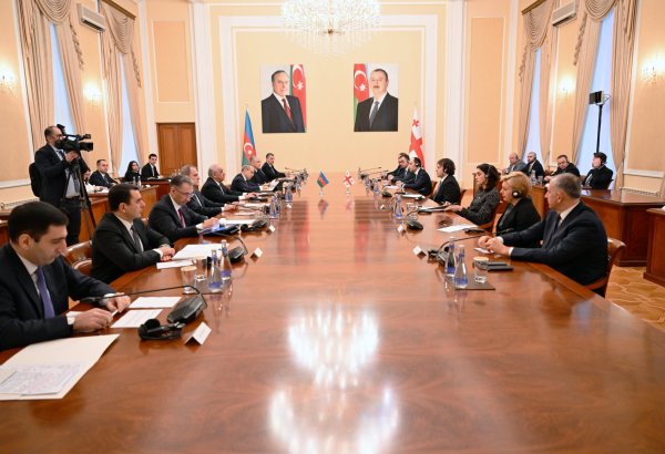 Baku hosts 10th Joint Azerbaijani-Georgian Commission on Economic Cooperation (PHOTO)